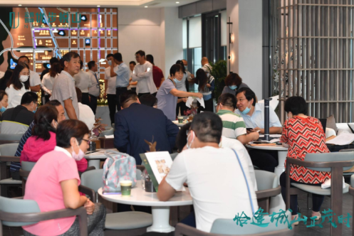 金輝·優(yōu)步悅山營銷中心現(xiàn)場